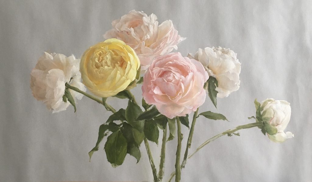 A Study of Peonies by Katie G. Whipple
