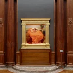 The painting "Flaming June" by Frederic Leighton on display at the Frick Collection from June 9 to Sept. 6, 2015. Courtesy The Frick Collection